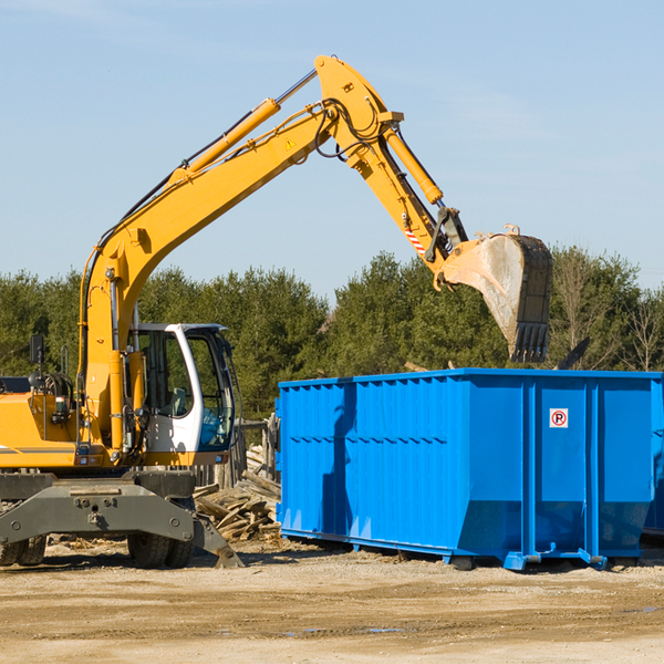 can i rent a residential dumpster for a construction project in Alma TX